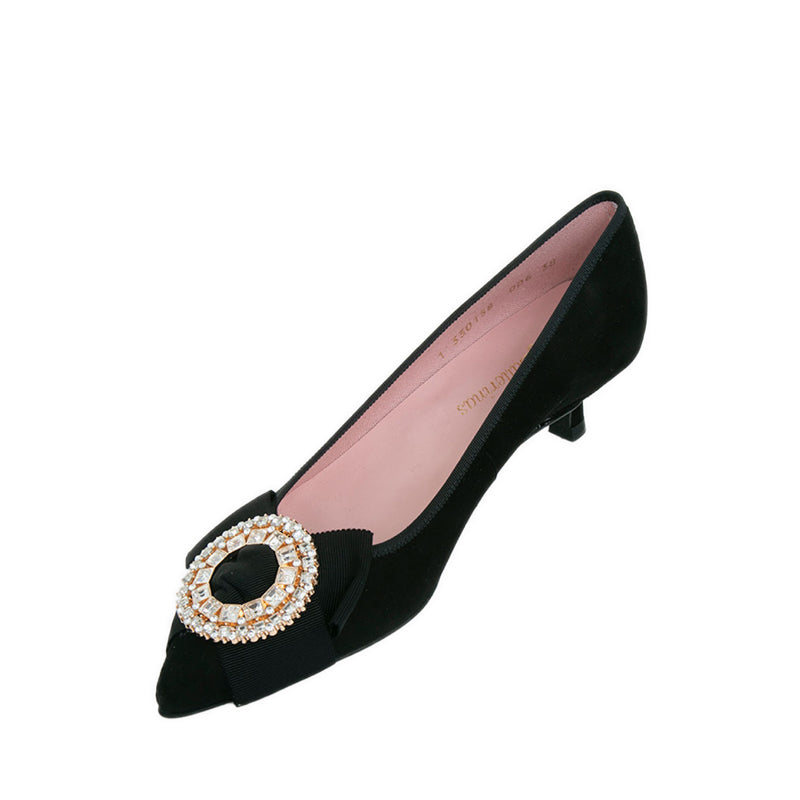 Pretty Ballerina 50774 Kitten Heels - Black