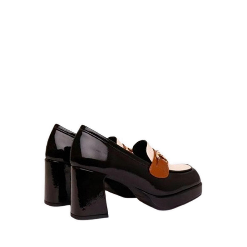 Bonnie Loafers Heels - Black