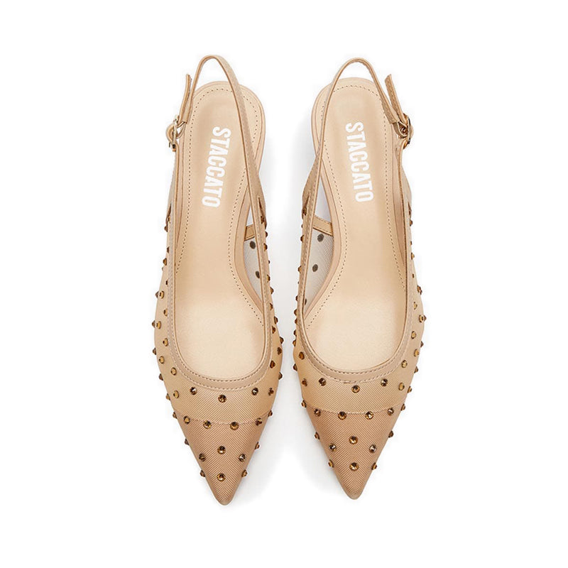 C6112-Ap1 Heels - Beige
