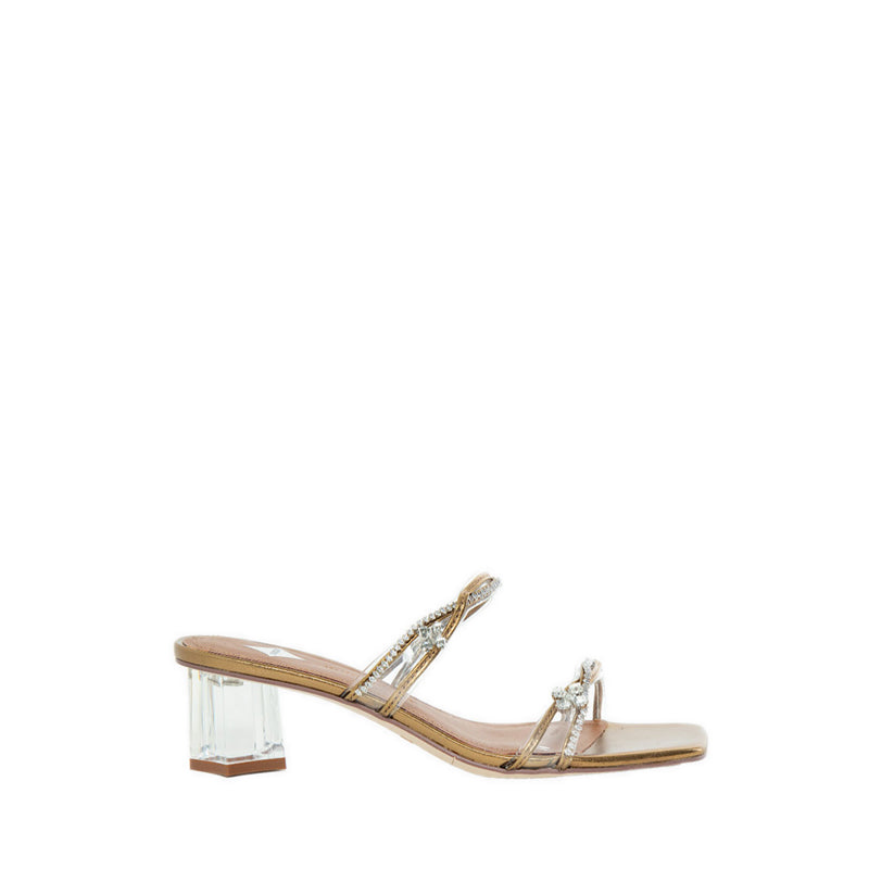 Ebi60-251 Sandal Heels - Bronze Gold