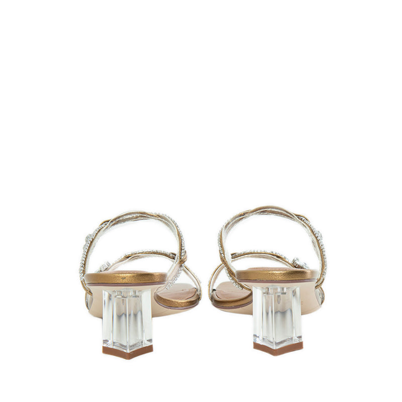 Ebi60-251 Sandal Heels - Bronze Gold