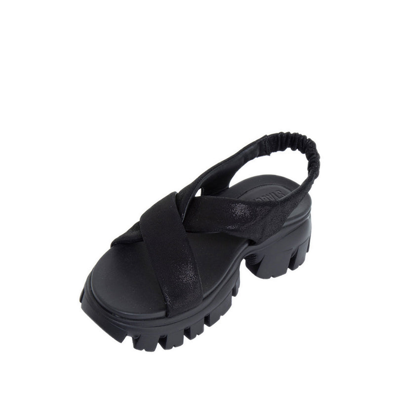 EBK65-005 Sandal Wedges - Black