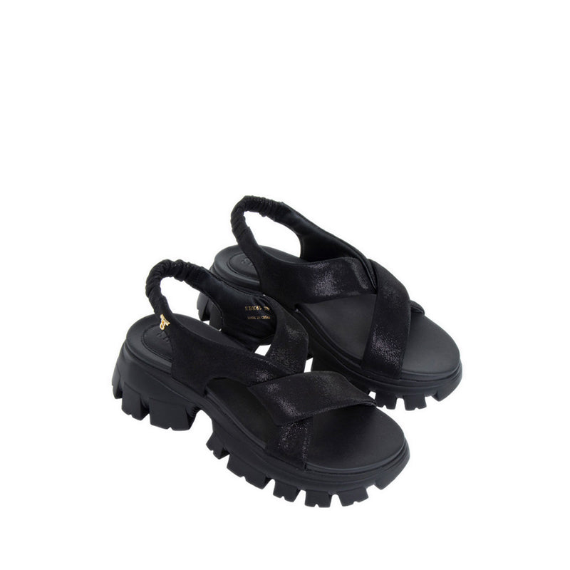 EBK65-005 Sandal Wedges - Black