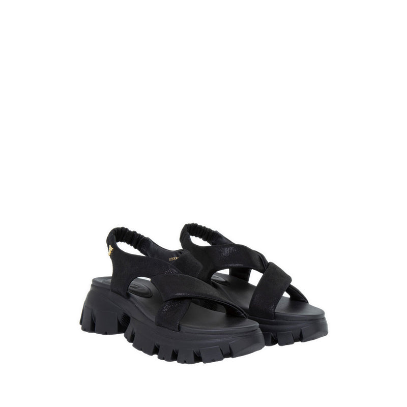 EBK65-005 Sandal Wedges - Black