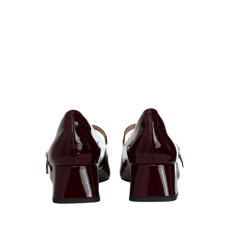 Evt04-Xm0 Heels - Burgundy