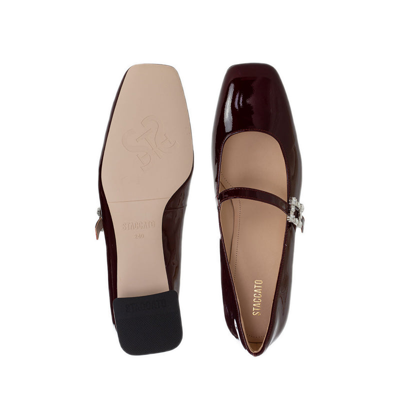 Evt04-Xm0 Heels - Burgundy