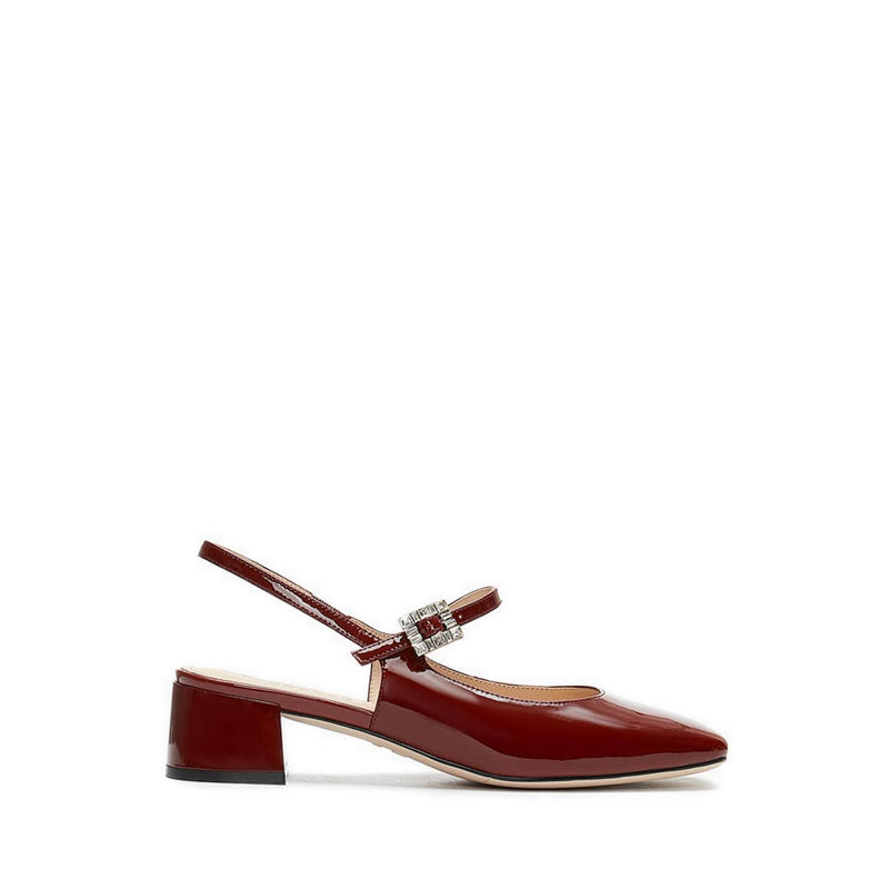 Ps535-Xm0 Heels - Burgundy
