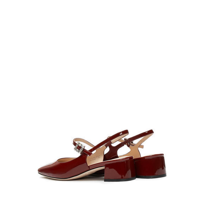 Ps535-Xm0 Heels - Burgundy
