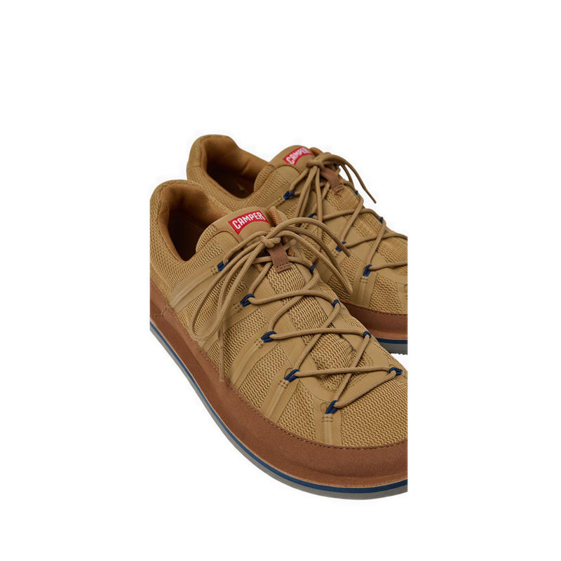 Beetle Men's Flat Lace-Up Sneakers - Brown