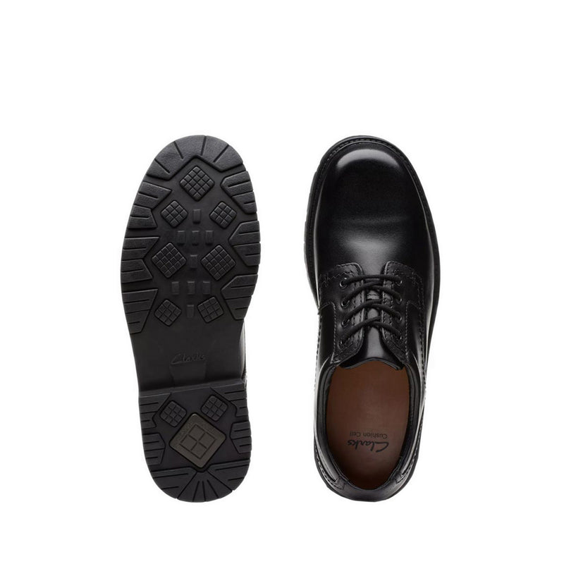 Lane Stride Black Leather