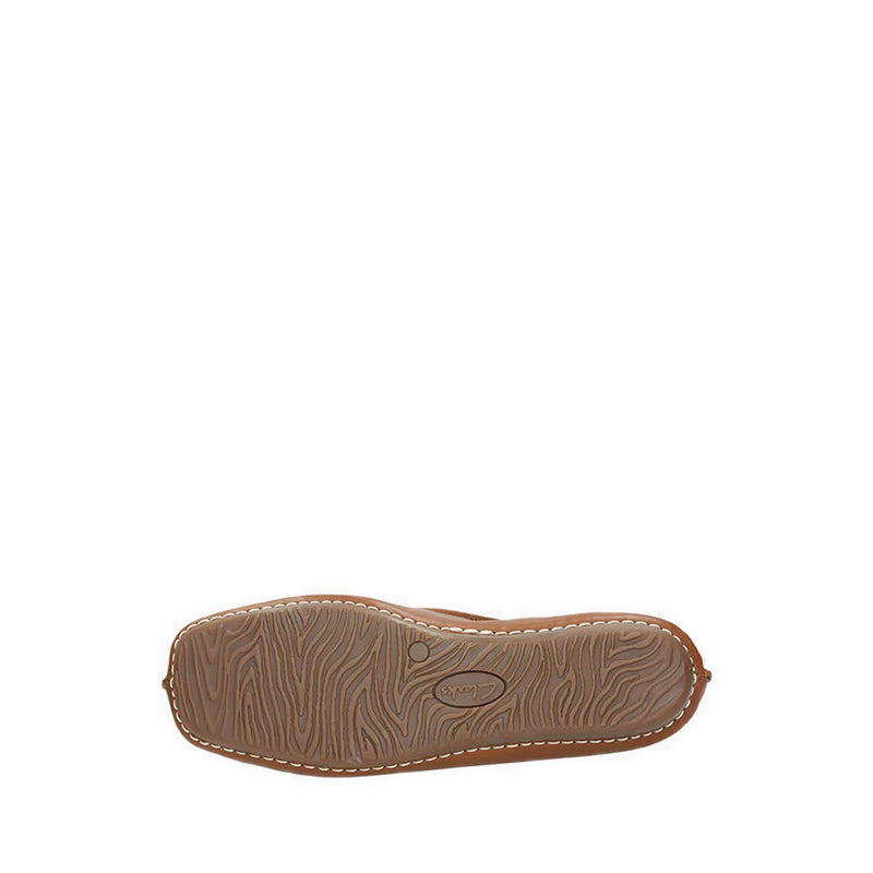 Freckle Ice Women's Flats- Dark Tan Leather