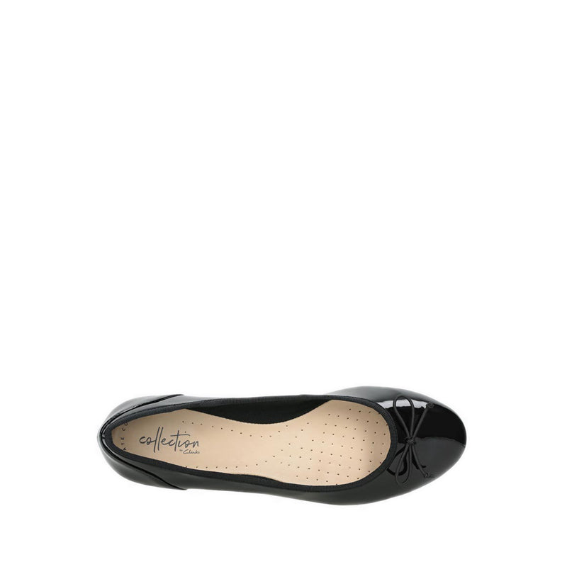 Clarks Womens Couture Bloom - Black Patent