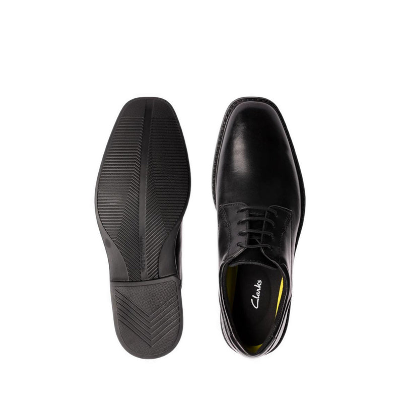 Clarks Mens Wendell Lace II - Black