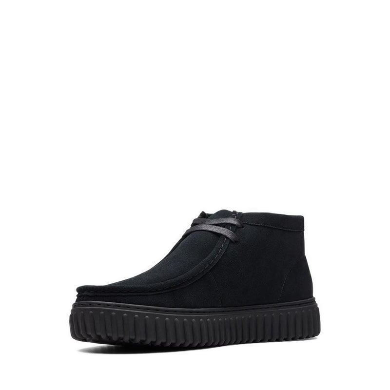 Torhill Hi Black Suede