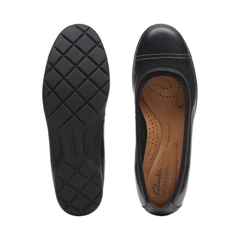 Meadow Opal Black Leather