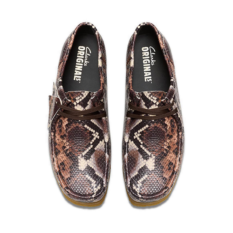 Wallabee BrownSnake Print
