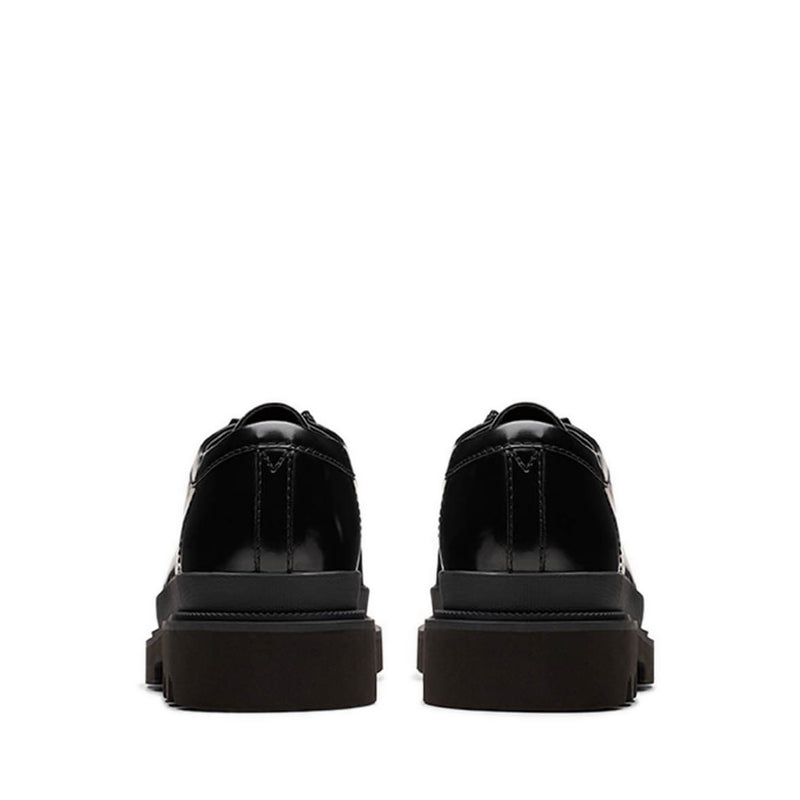Badell Seam Blk HiShine Lea