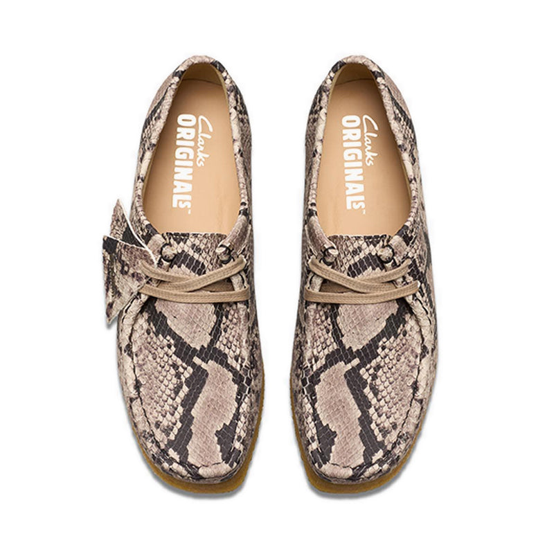 Wallabee. Grey Snake Lea