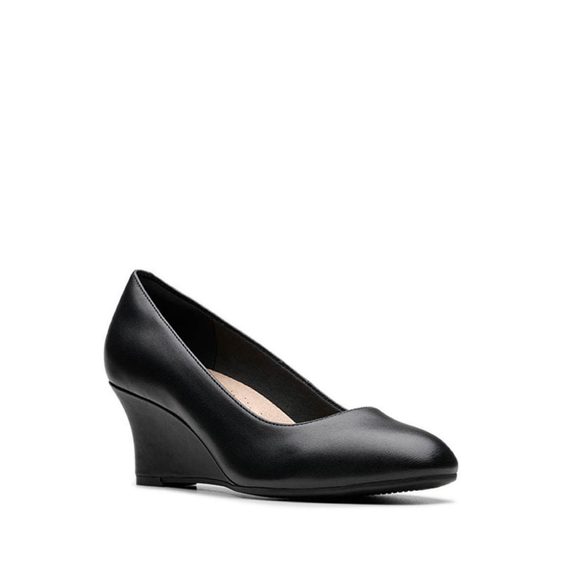 Olivette Pearl Black Leather