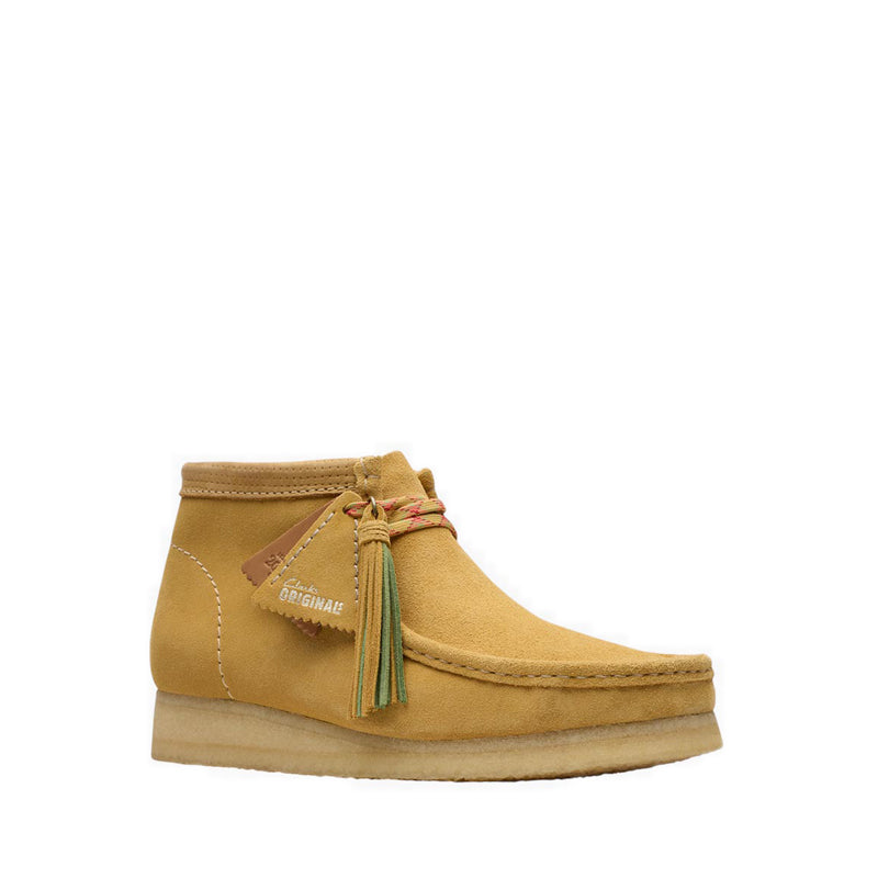 Wallabee Boot Golden Tan Suede