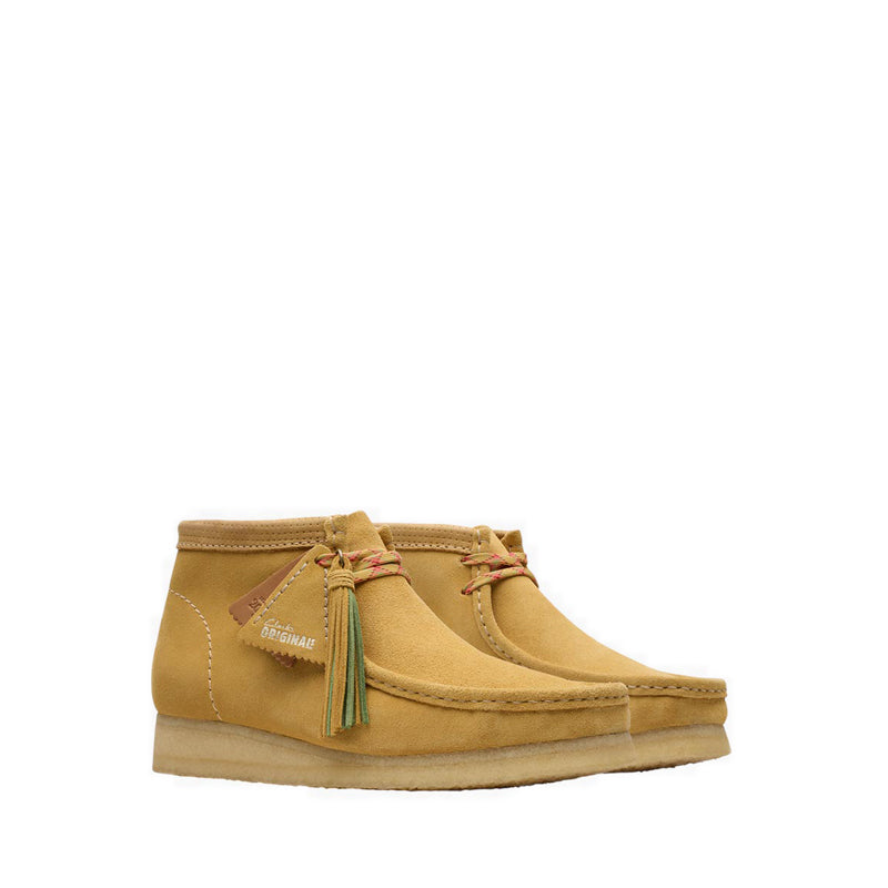 Wallabee Boot Golden Tan Suede