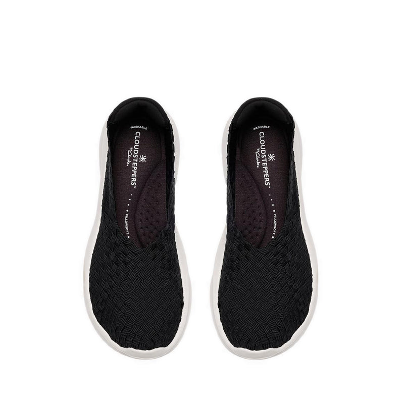 Clarks Womens Solevana Weave - Black
