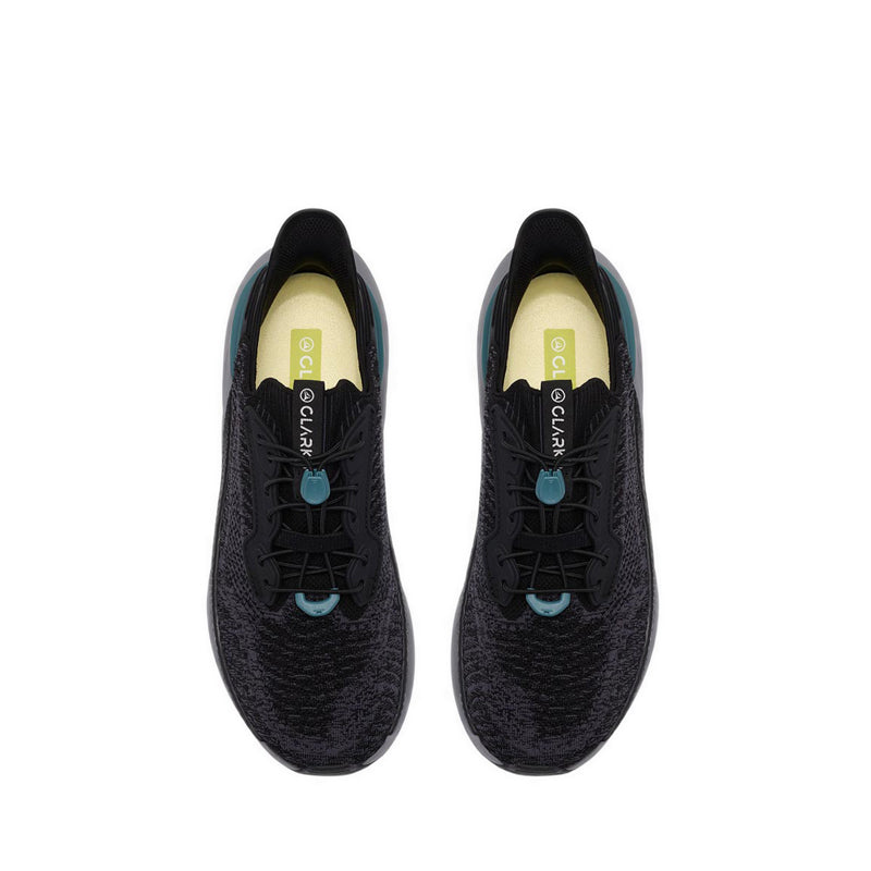 Clarks Mens Pace Rise - Black Combi