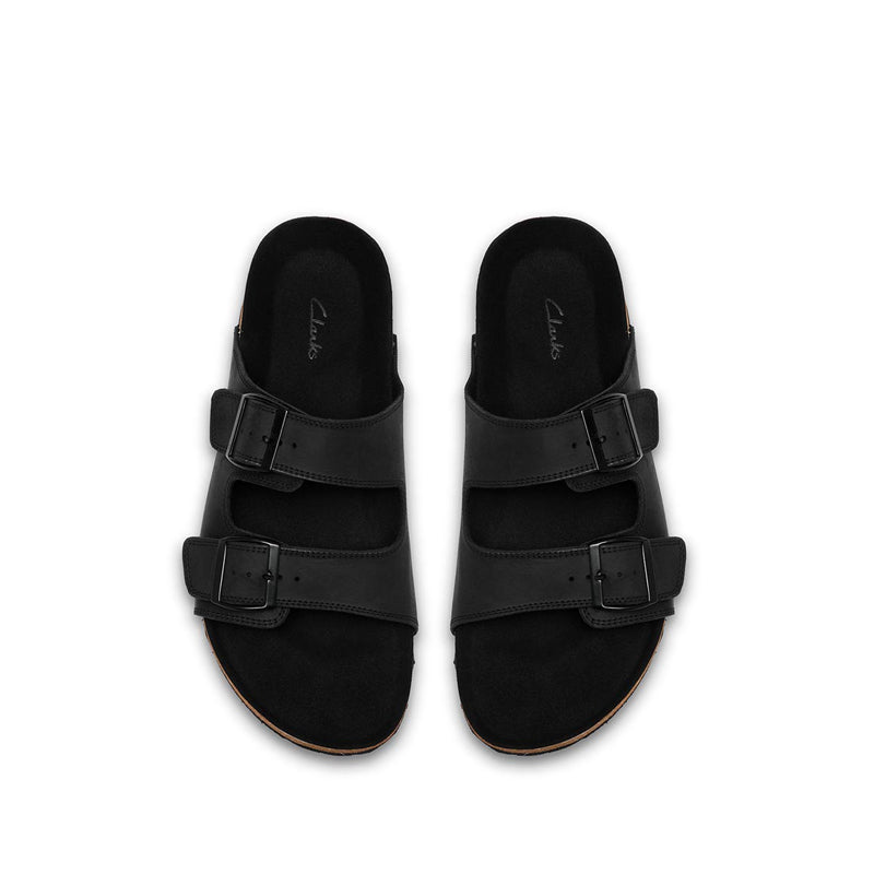 Clarks Mens Wembury Strap - Black