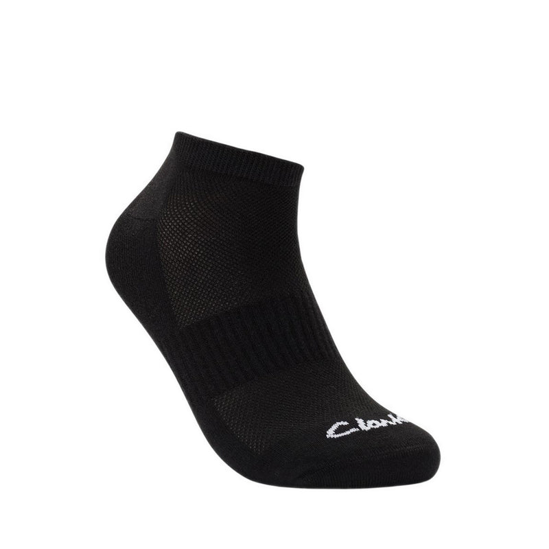 Clarks Socks & Shoecare 3pkSport Ankle - Black