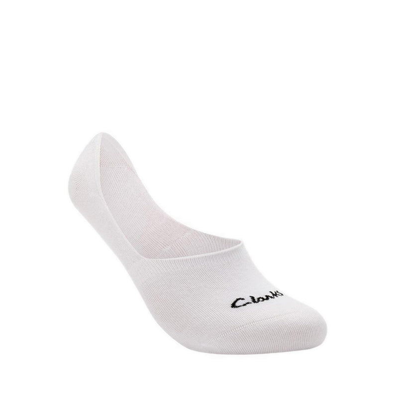 Clarks Socks & Shoecare 3pk Sock Liner - White