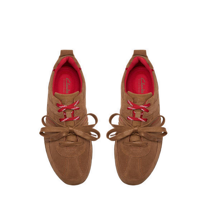 Clarks Womens Meridor Lace - Dark Tan