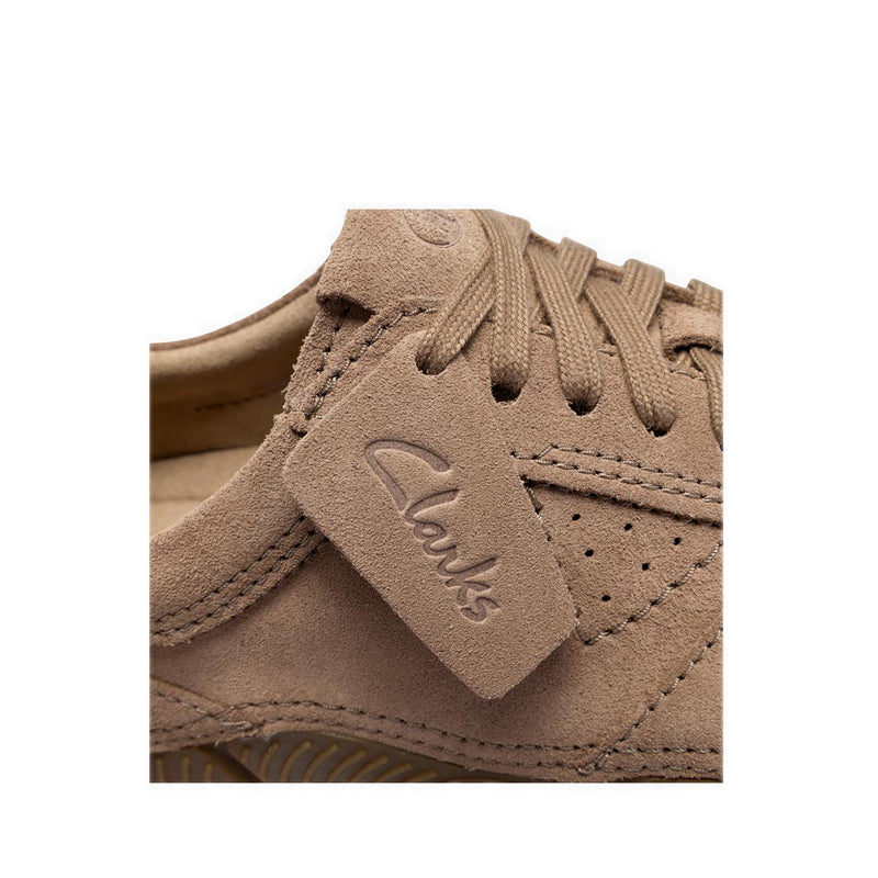 Clarks Mens Sharpham Lace - Stone Suede