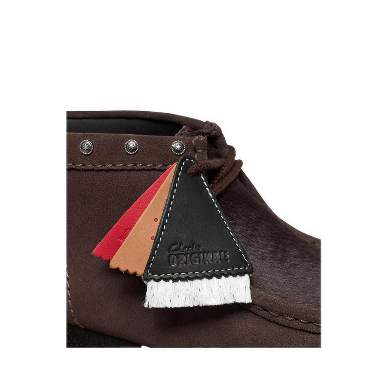 Clarks Mens Wallabee Boot - Brown Interest