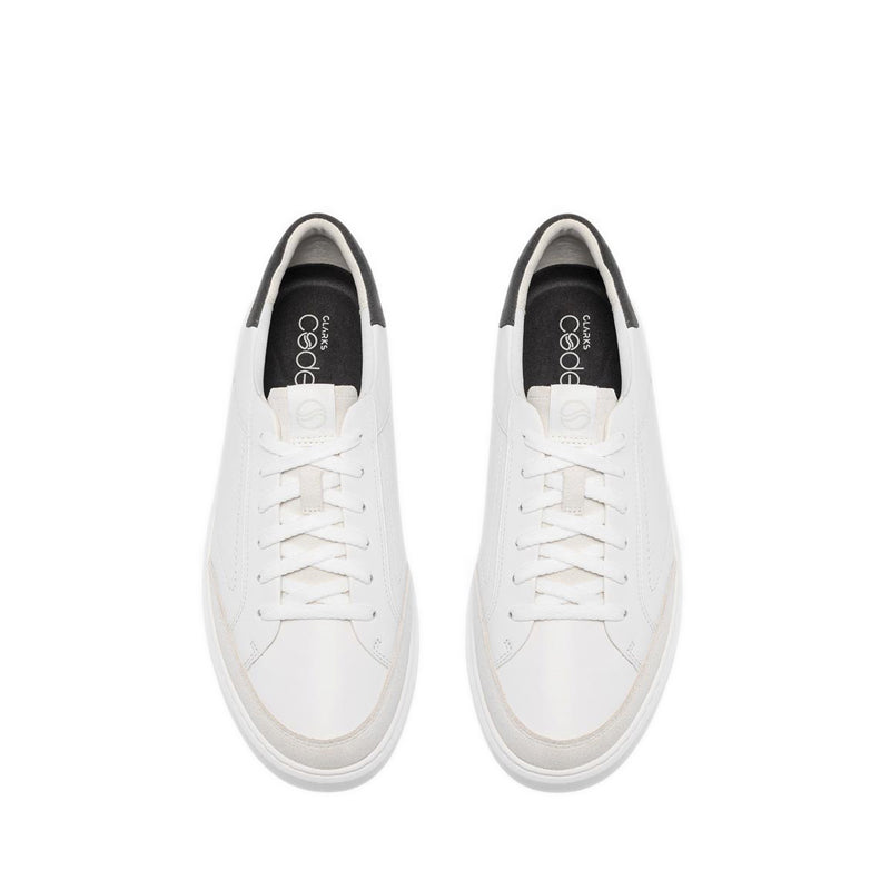 Clarks Mens Code C Tie - White
