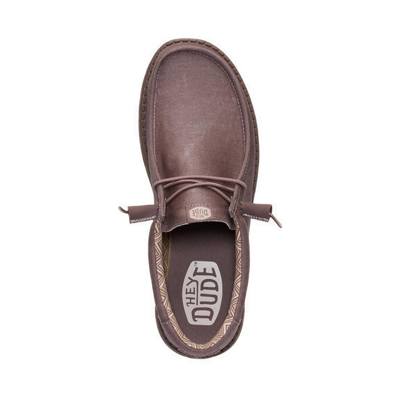 HEYDUDE Wally Stretch Canvas Deep Taupe