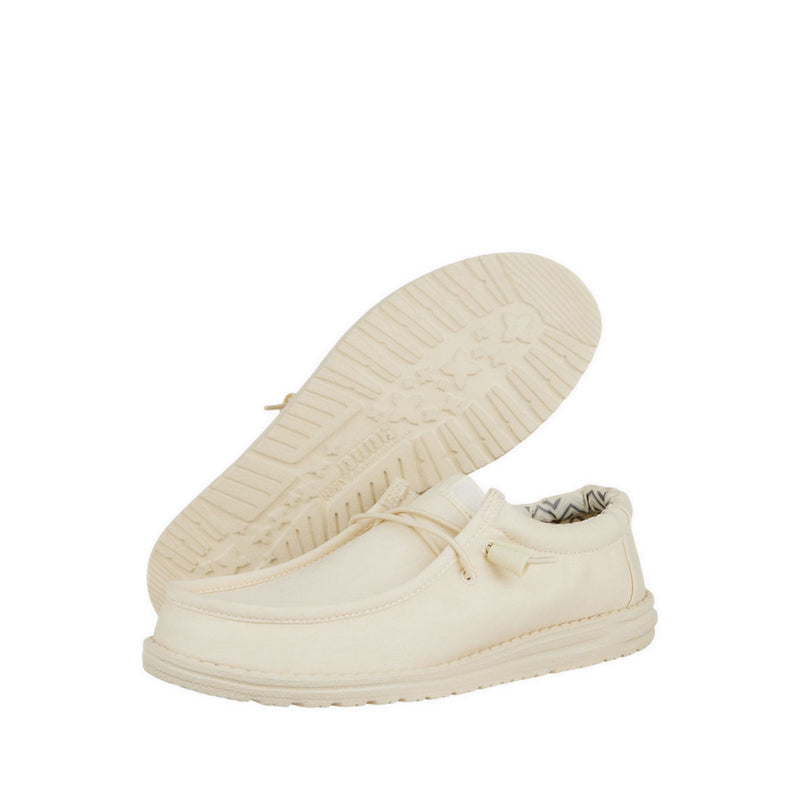 Wally Stretch Canvas - Stone White