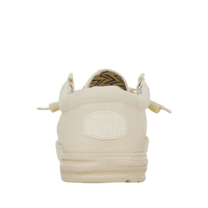 Wally Stretch Canvas - Stone White