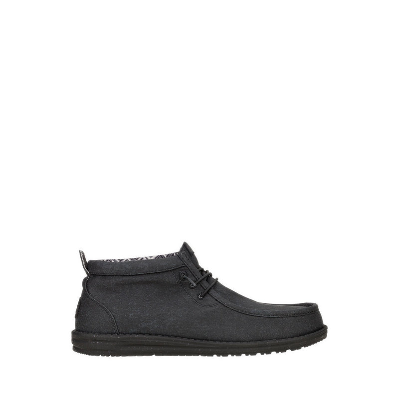 Wally Mid Stretch Canvas - Black/Black