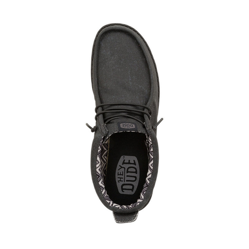 Wally Mid Stretch Canvas - Black/Black