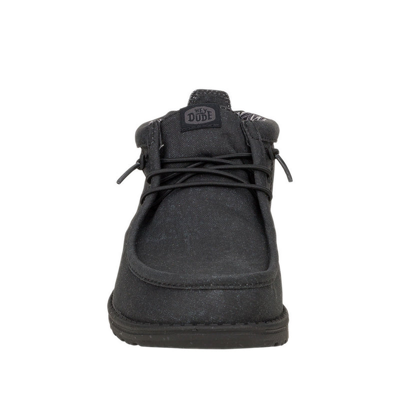 Wally Mid Stretch Canvas - Black/Black