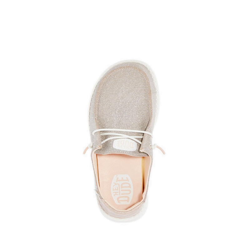 Wendy T Metallic Sparkle - Rose Gold