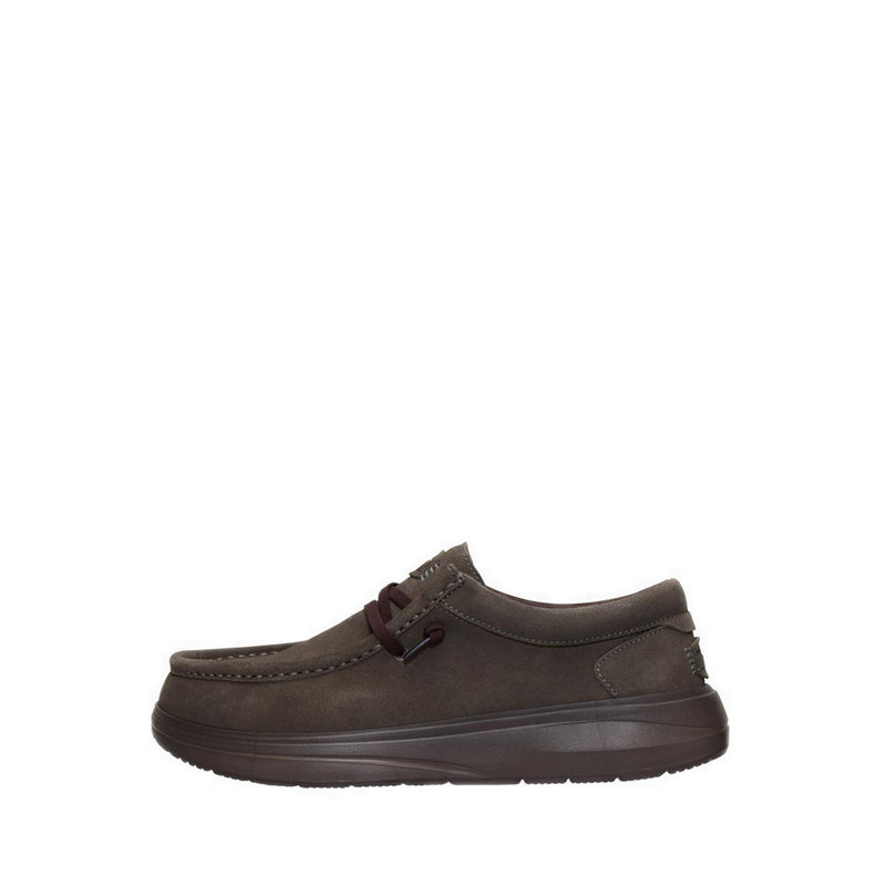 HEYDUDE Wally COMF Suede Major Brown/Mole Brown