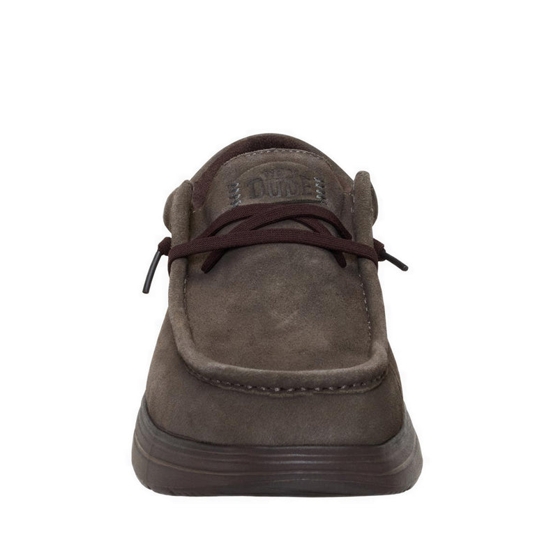 HEYDUDE Wally COMF Suede Major Brown/Mole Brown