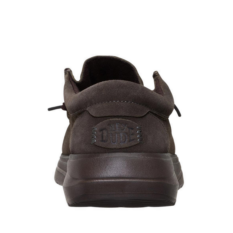 HEYDUDE Wally COMF Suede Major Brown/Mole Brown