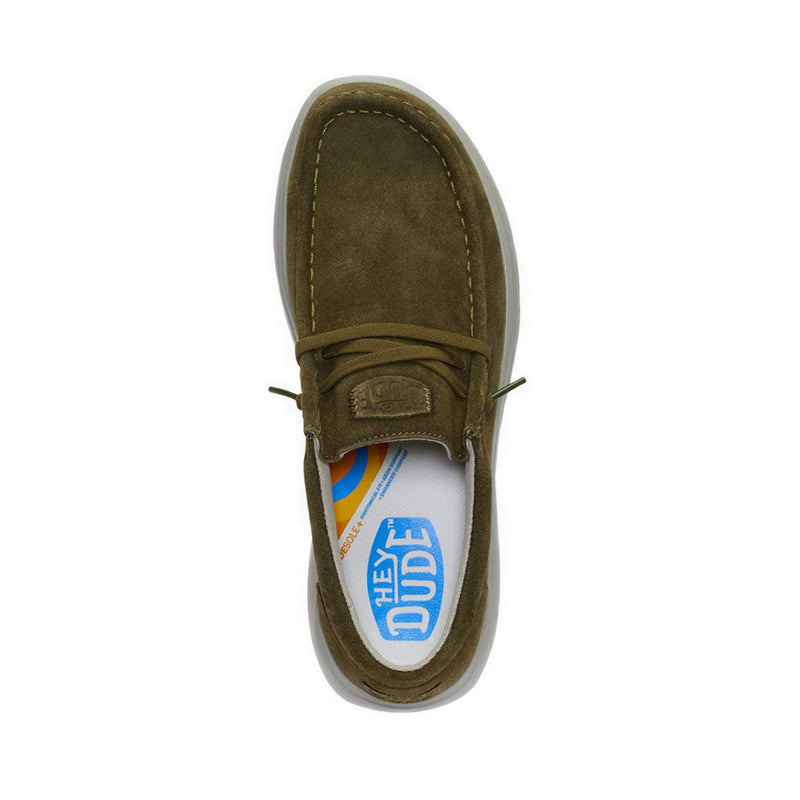 Wally COMF Suede Dark Olive/Stone Grey