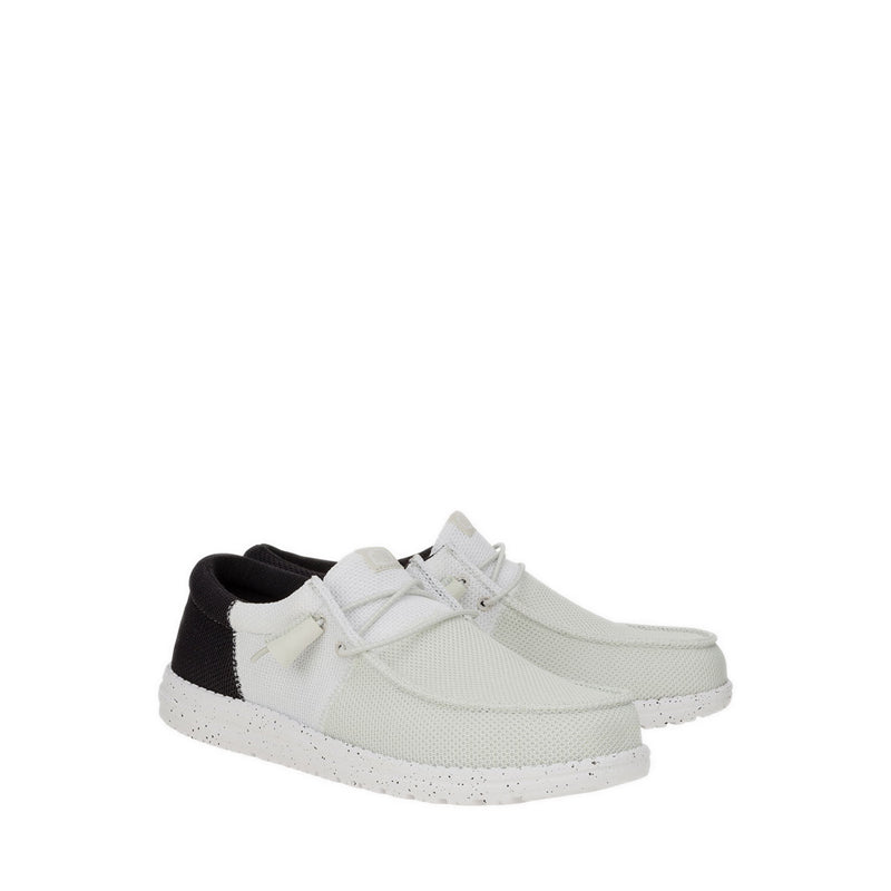 Wally Tri Varsity Mesh - White/Black