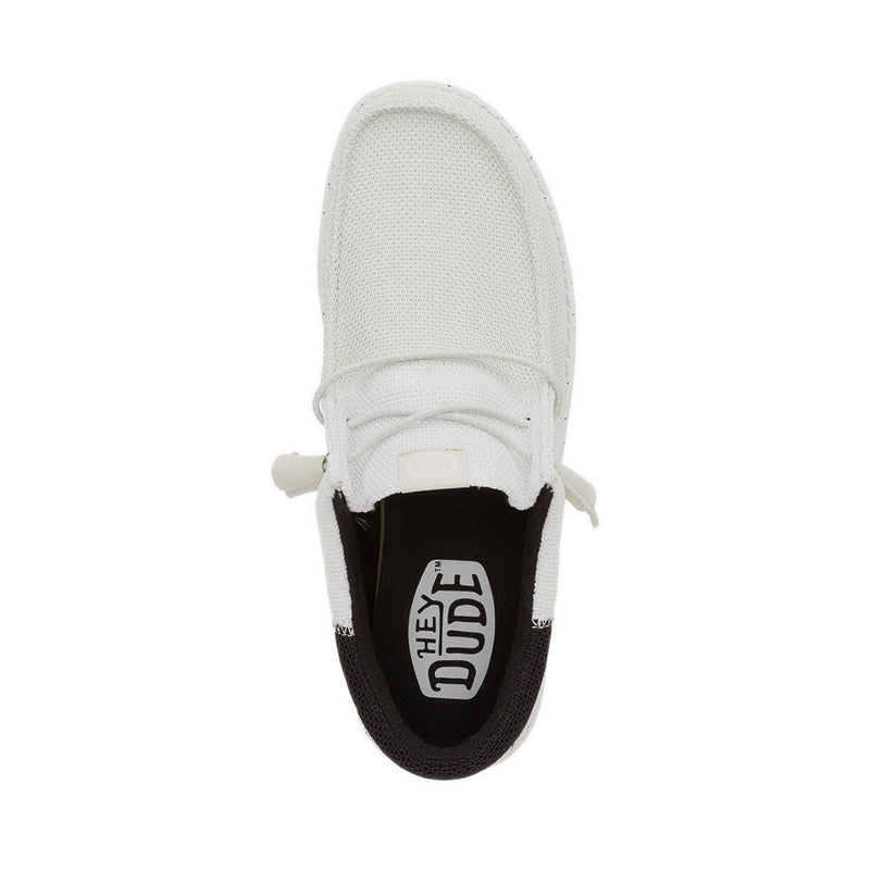 Wally Tri Varsity Mesh - White/Black