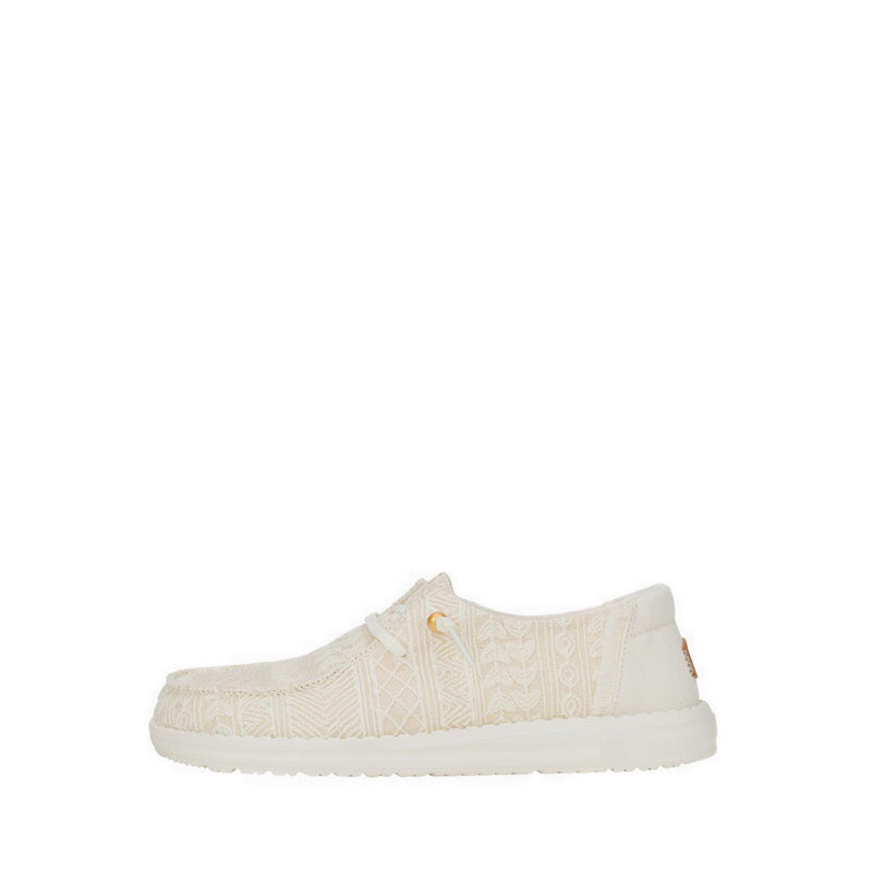 Wendy Crochet Lace - White/Gold