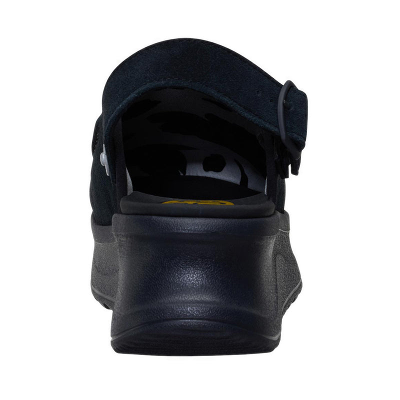 HEYDUDE Delray Clog Suede Black