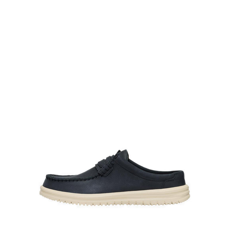 Wally NXT Mule Leather Black/Wood Ash